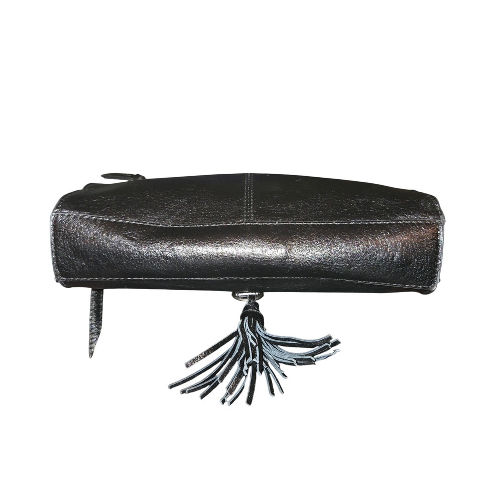 The Sak Leucadia Crossbody Bag Women Medium Black Leather Studded Tassel 109151 - Picture 6 of 10